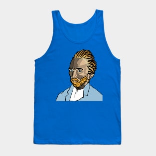 Van Gogh portrait - moody Tank Top